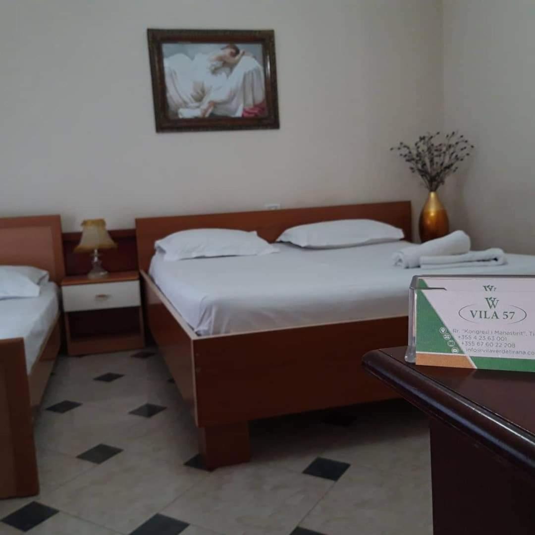 Vila 57 Hotel Tiranë Eksteriør bilde